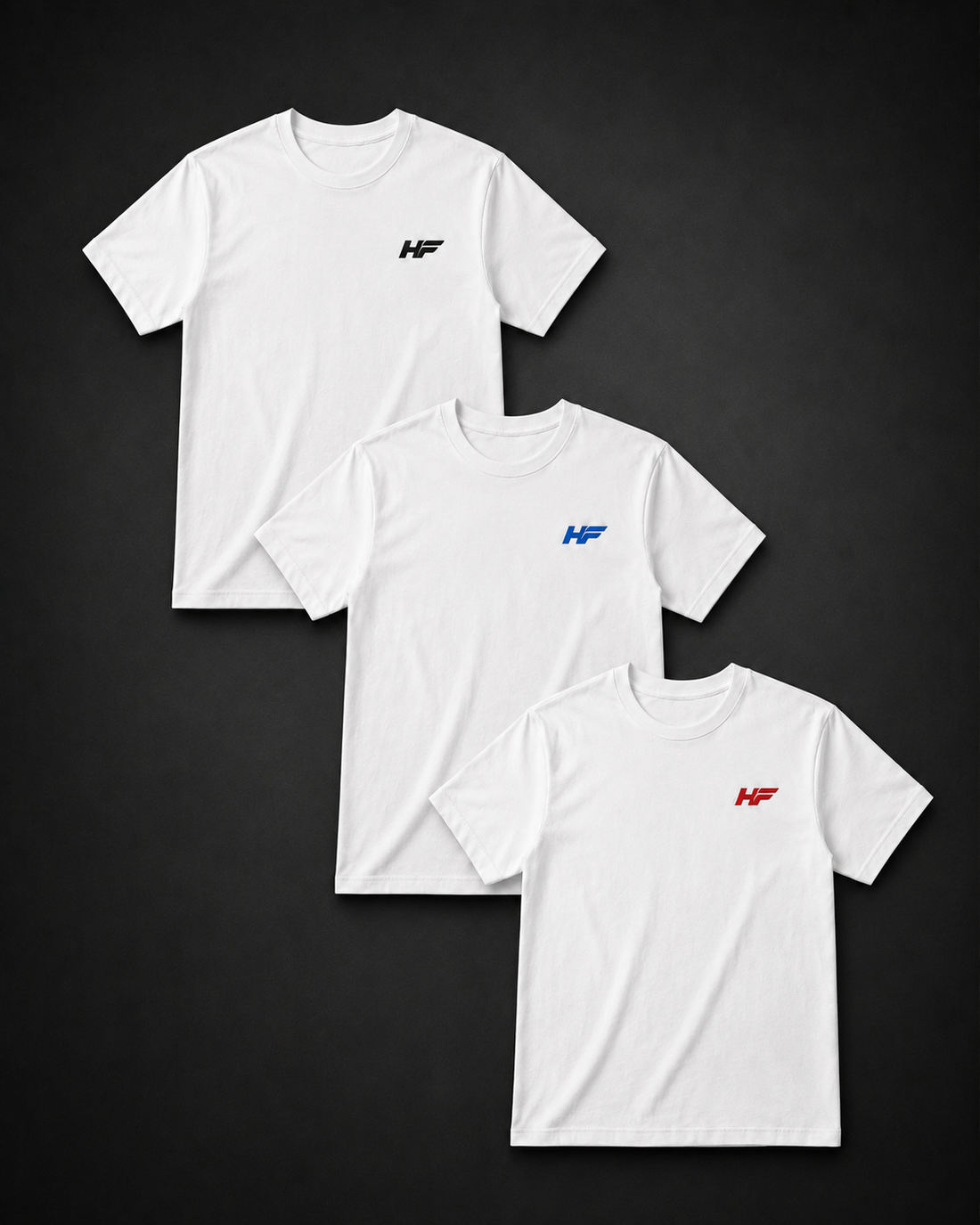 Performance Basic T-Shirt 3er-Set – White